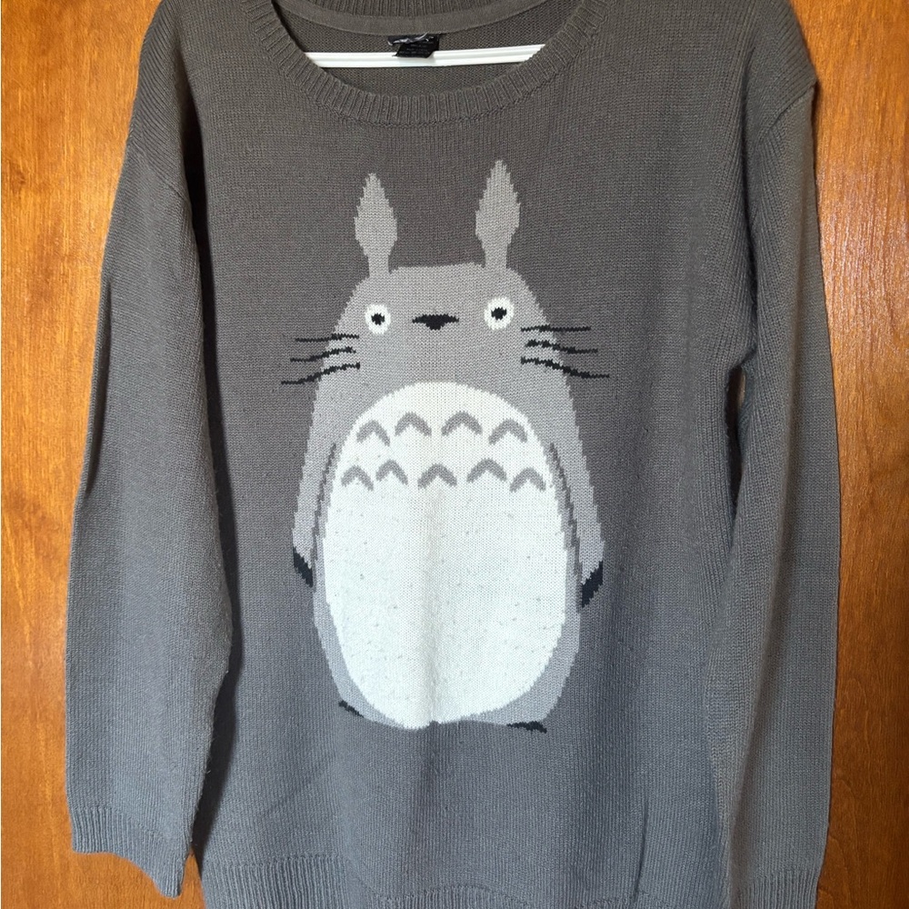 Gray Totoro Sweater